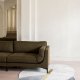ZUIVER Balkong 3-manns sofa - skog polyester og stl