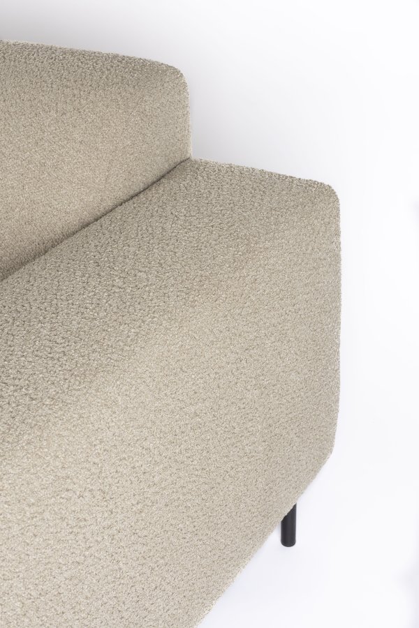 WHITE LABEL LIVING Sylvia 2,5-Sitzer-Sofa – Echtstoff