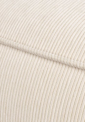 ZUIVER Fed Freddy Rib hjrnesofa, venstre - naturlig flyels polyester og plast