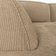 ZUIVER Fed Freddy Rib hjrnesofa, venstre - karamell flyels polyester og plast