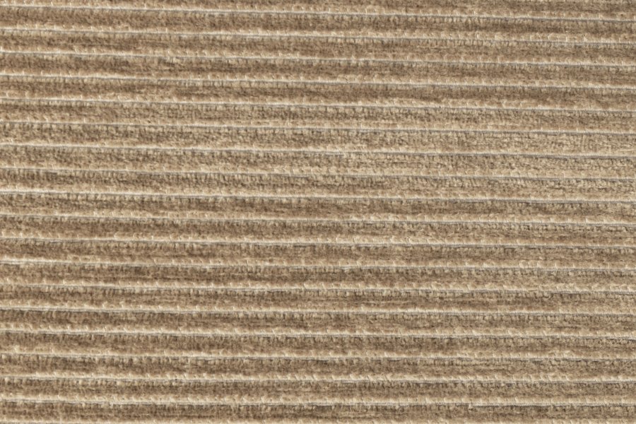 ZUIVER Fed Freddy Rib hjrnesofa, Hyre - karamell flyels polyester og plast