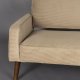 DUTCHBONE Preston sofa - beige flyelsstoff og brunt gummitre