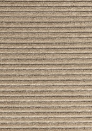 DUTCHBONE Preston sofa - beige flyelsstoff og brunt gummitre