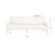 DUTCHBONE Preston sofa - beige flyelsstoff og brunt gummitre