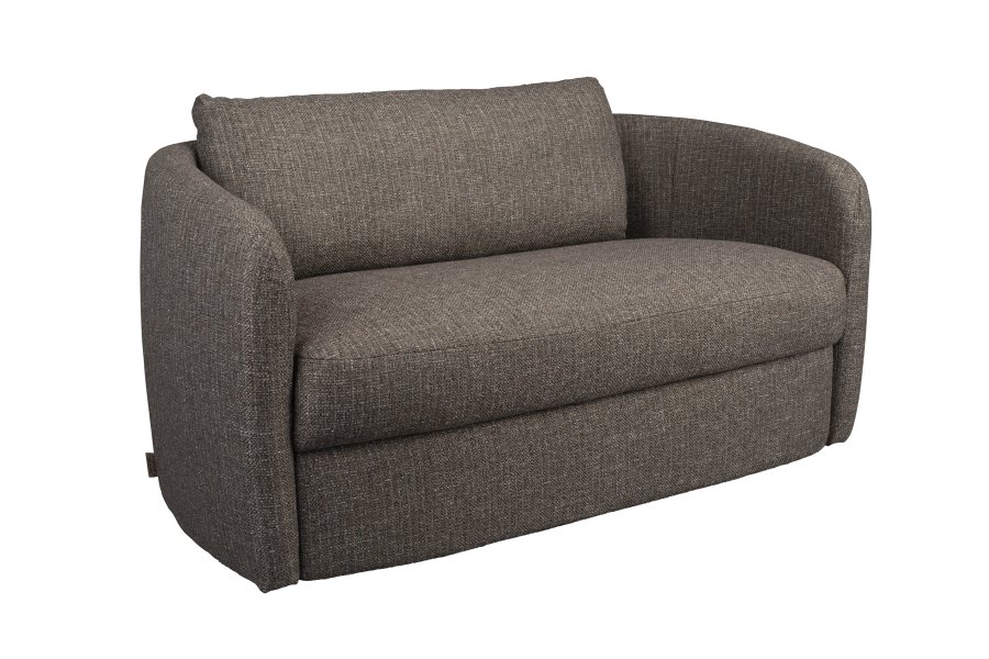 DUTCHBONE Boho Sofa - steingrauer Polyesterstoff