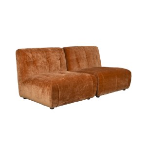 DUTCHBONE Giada 2-pers. modul sofa - terracotta fljl