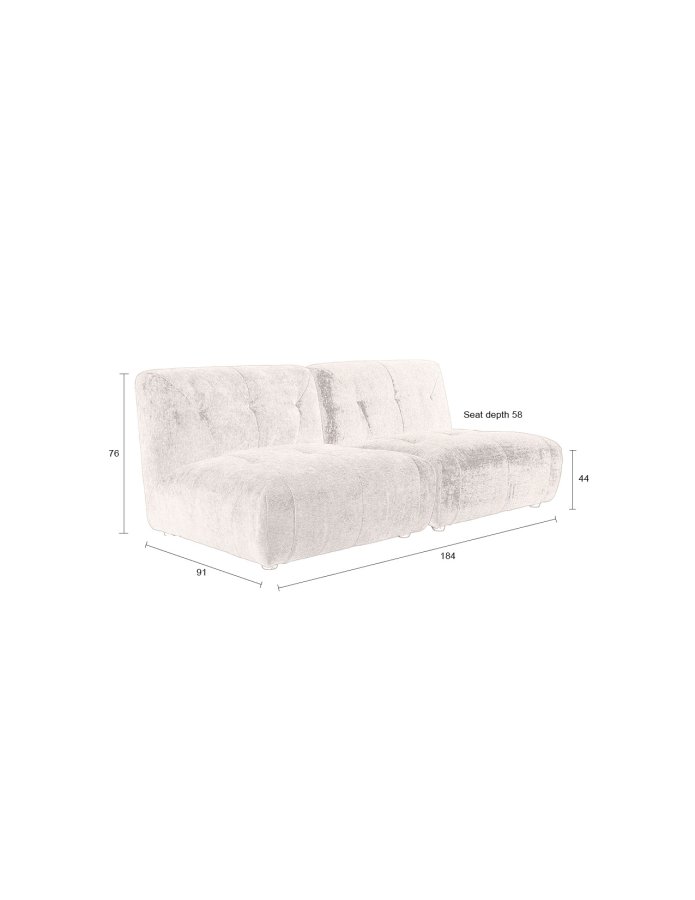 DUTCHBONE Sofa Giada 2-seter Terra