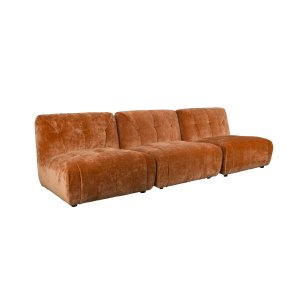 DUTCHBONE Giada 3-pers. modul sofa - terracotta fljl