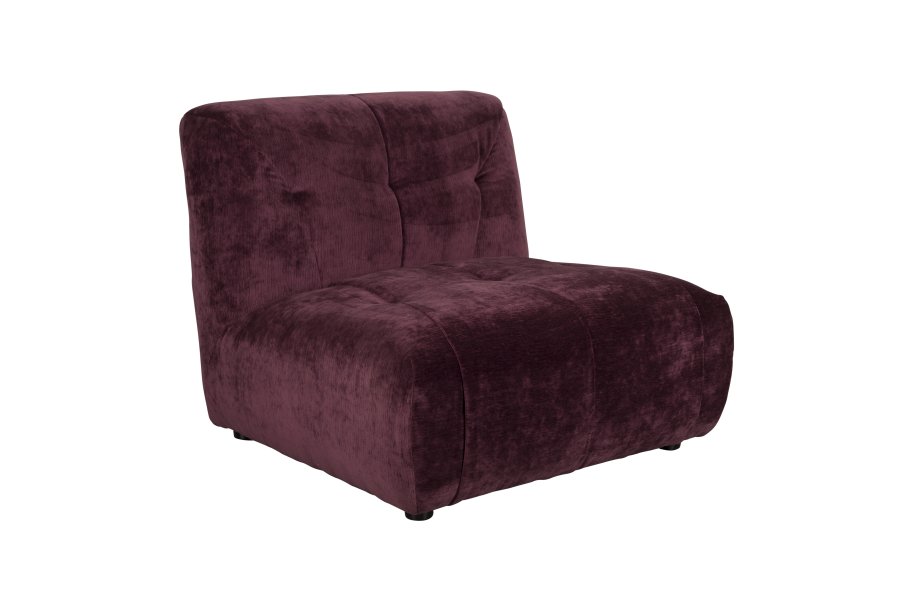 DUTCHBONE Sofa Giada 1-seter plomme