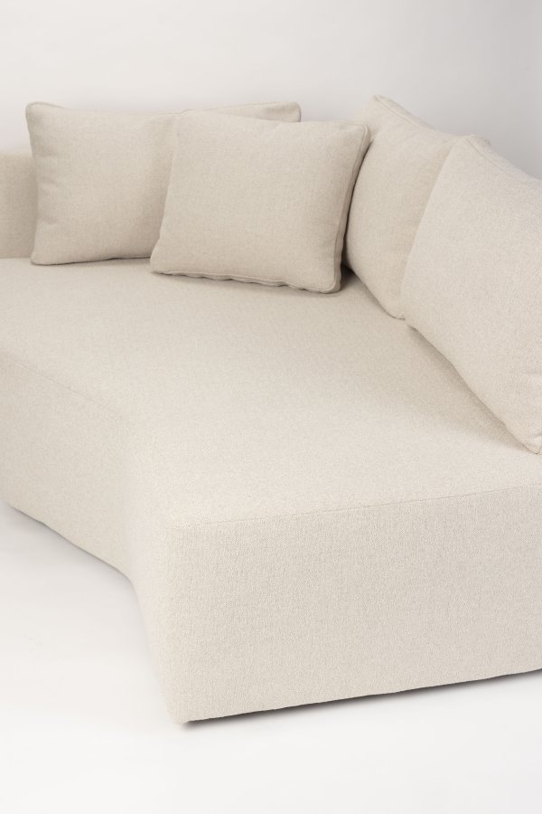 ZUIVER Prosper modulsofa, hyre - beige polyester