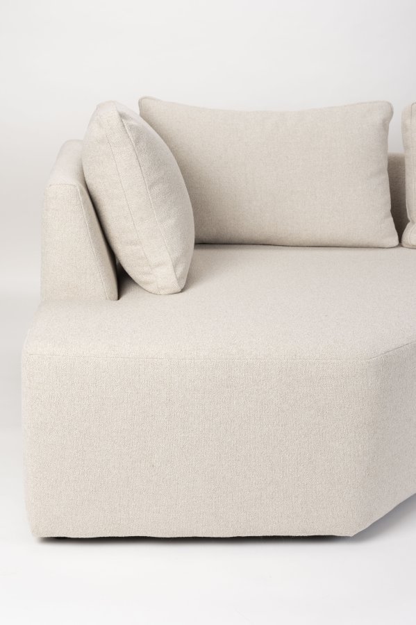 ZUIVER Prosper modulsofa, hyre - beige polyester