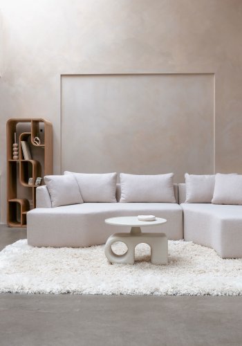 ZUIVER Prosper modulsofa, hyre - beige polyester
