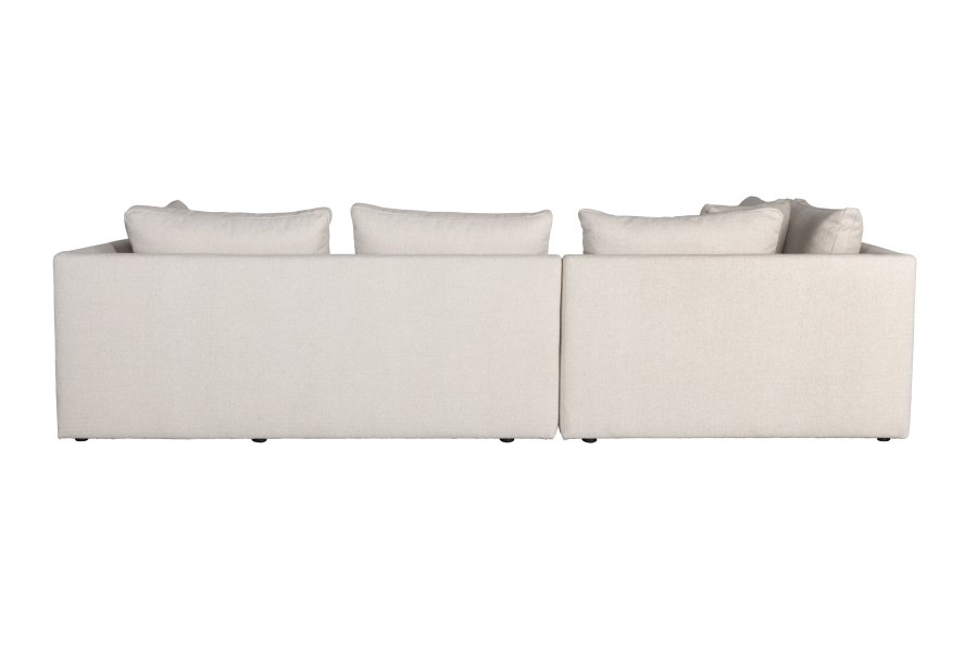 ZUIVER Prosper modulsofa, venstre - beige polyester