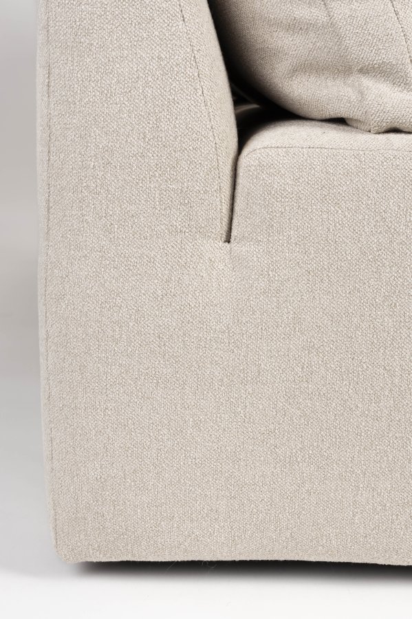 ZUIVER Prosper modulsofa, venstre - beige polyester