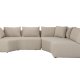 ZUIVER Prosper modulsofa, hyre - cappuccino polyester