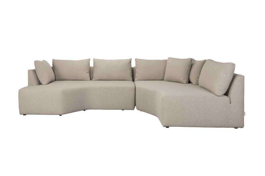 ZUIVER Prosper modulsofa, hyre - cappuccino polyester