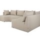 ZUIVER Prosper modulsofa, hyre - cappuccino polyester