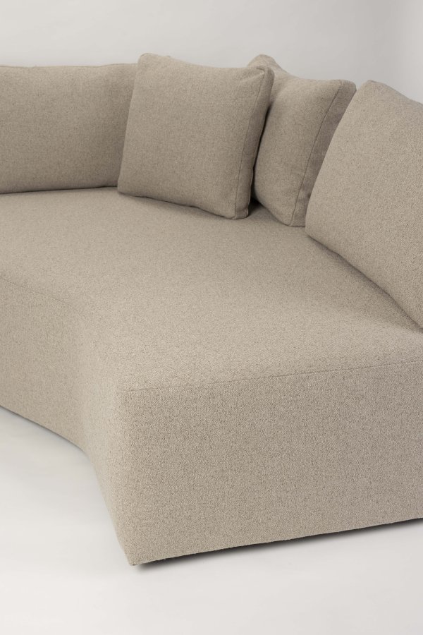 ZUIVER Prosper modulsofa, hyre - cappuccino polyester