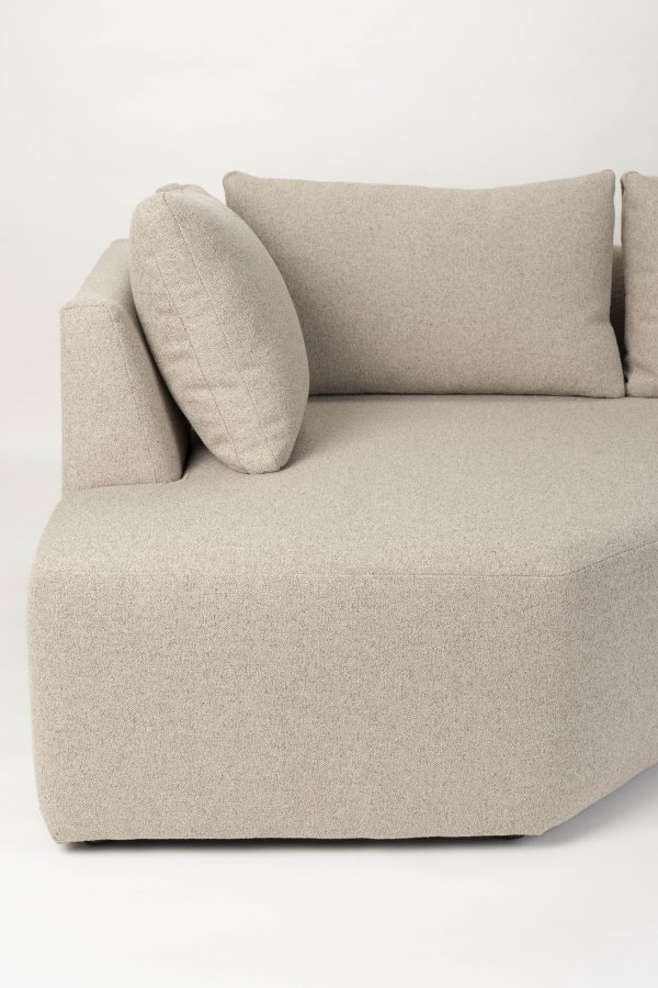 ZUIVER Prosper modulsofa, hyre - cappuccino polyester