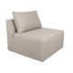ZUIVER Prosper Sofa Element, 1-personers - cappuccino polyester