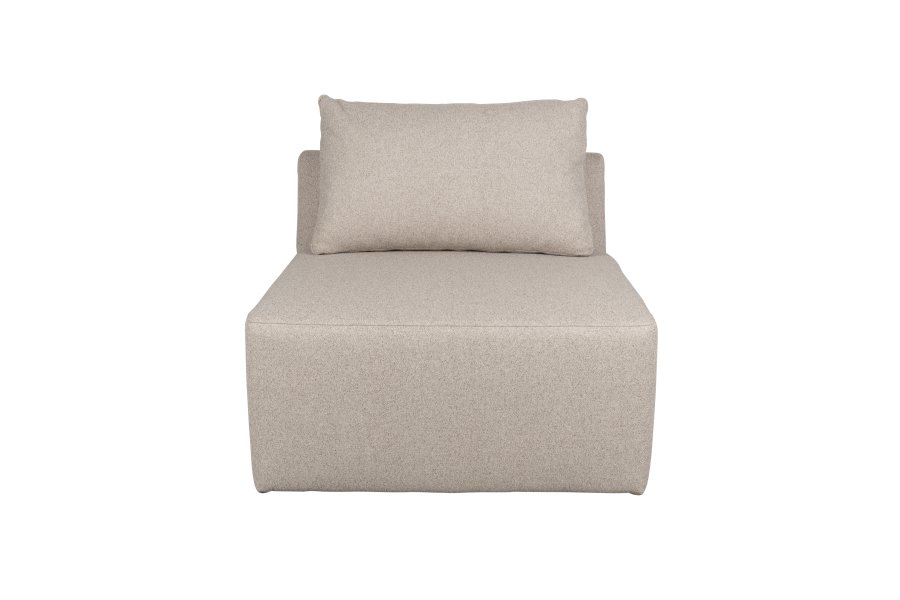 ZUIVER Prosper Sofa Element, 1-personers - cappuccino polyester