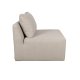 ZUIVER Prosper Sofa Element, 1-personers - cappuccino polyester