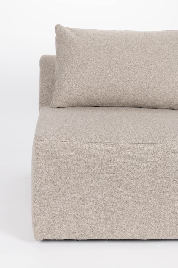ZUIVER Prosper Sofa Element, 1-personers - cappuccino polyester