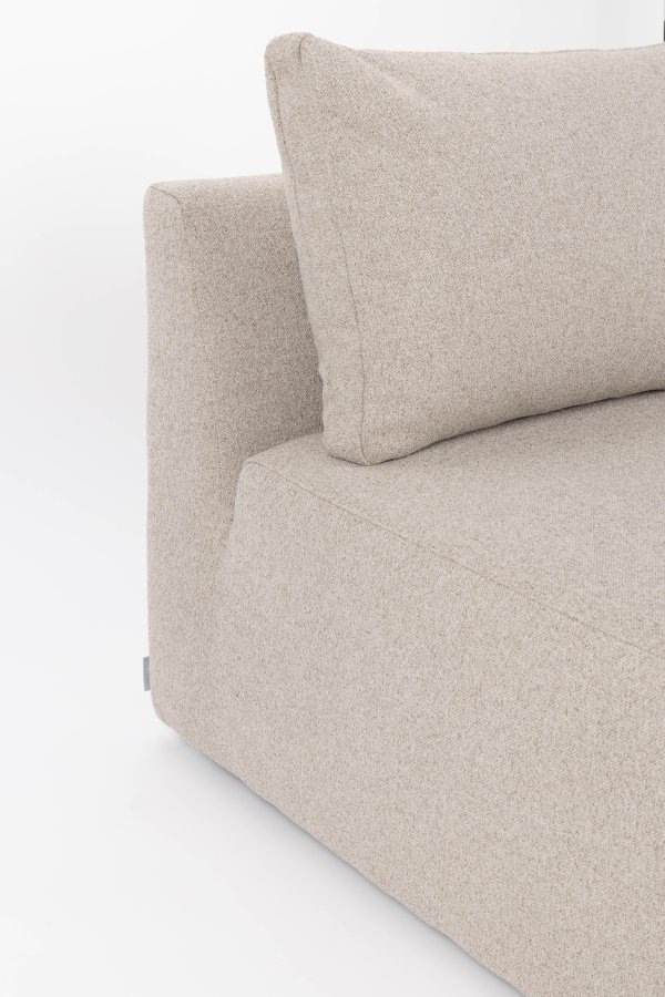 ZUIVER Prosper Sofa Element, 1-personers - cappuccino polyester