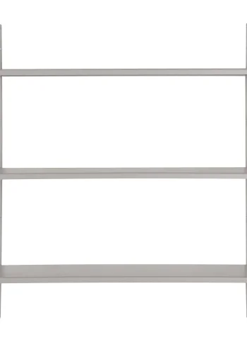 HOUSE NORDIC Vegghylle, stl, kjlig gr, 3 hyller, 48x17x55 cm