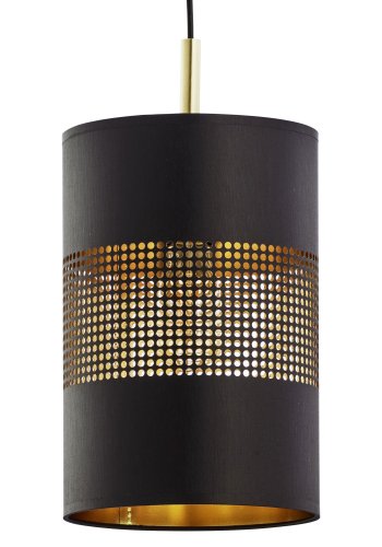 TK Bogart taklampe - gullfolie og sort stl