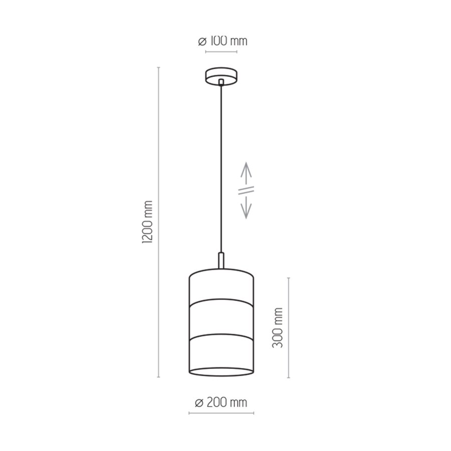 TK Bogart taklampe - gullfolie og sort stl