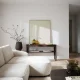 ROWICO Norris soffa 4-sits sch�slong R ljusbeige tyg Anna #2 (c3)