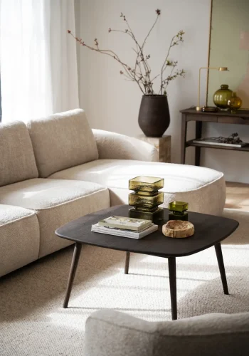 ROWICO Norris soffa 4-sits sch�slong R ljusbeige tyg Anna #2 (c3)