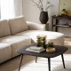 ROWICO Norris soffa 4-sits sch�slong R ljusbeige tyg Anna #2 (c3)