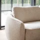 ROWICO Norris soffa 3-sits sch�slong R ljusbeige tyg Anna #2 (c3)