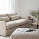 ROWICO Peyton soffa 3-sits beige tyg Ursula #282 (c3)