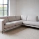 ROWICO Corwin h�rnsoffa 2,5+2,5-sits �ppen �nde R ljusbeige tyg Rita #1 (c2)