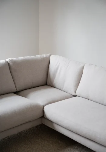 ROWICO Corwin h�rnsoffa 2,5+2,5-sits �ppen �nde R ljusbeige tyg Rita #1 (c2)