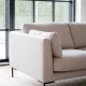 ROWICO Corwin h�rnsoffa 2,5+2,5-sits �ppen �nde R ljusbeige tyg Rita #1 (c2)
