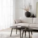 ROWICO Corwin soffa 3-sits ljusbeige tyg Rita #1 (c2)