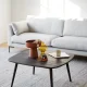 ROWICO Corwin soffa 3-sits ljusbeige tyg Rita #1 (c2)