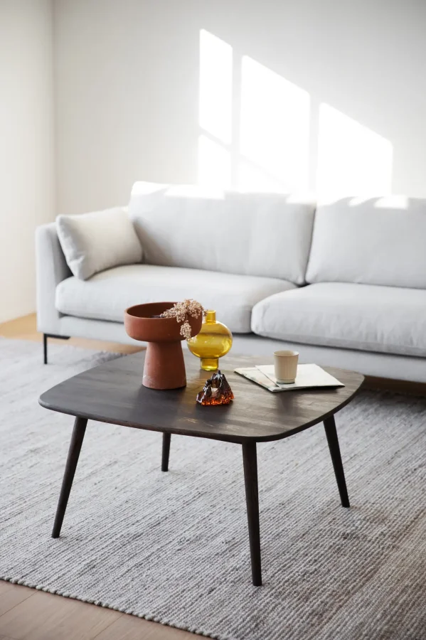 ROWICO Corwin soffa 3-sits ljusbeige tyg Rita #1 (c2)