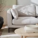 ROWICO Corwin soffa 2,5-sits ljusbeige tyg Rita #1 (c2)