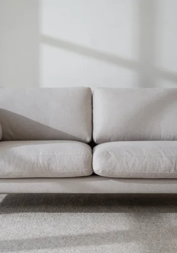 ROWICO Corwin soffa 2,5-sits ljusbeige tyg Rita #1 (c2)