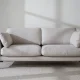 ROWICO Corwin soffa 2,5-sits ljusbeige tyg Rita #1 (c2)