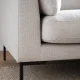 ROWICO Corwin soffa 3,5 sits sch�slong R ljusbeige tyg Rita #1 (c2)