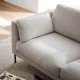 ROWICO Corwin soffa 3,5 sits sch�slong R ljusbeige tyg Rita #1 (c2)