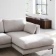 ROWICO Corwin soffa 3,5 sits sch�slong R ljusbeige tyg Rita #1 (c2)