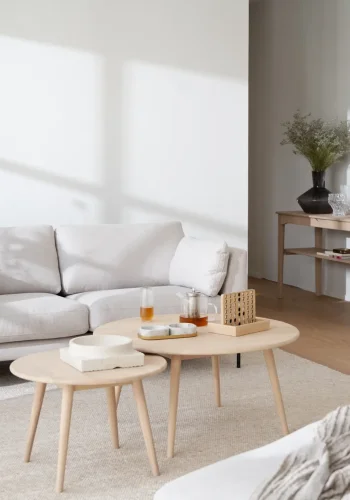 ROWICO Corwin soffa 2,5-sits ljusbeige tyg Rita #1 (c2)