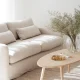 ROWICO Peyton soffa 3-sits beige tyg Ursula #282 (c3)